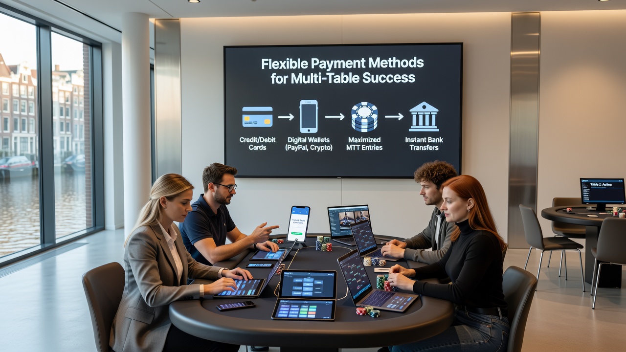 Analyse van multi-table pokerparticipatie met flexibele betalingen in Nederland