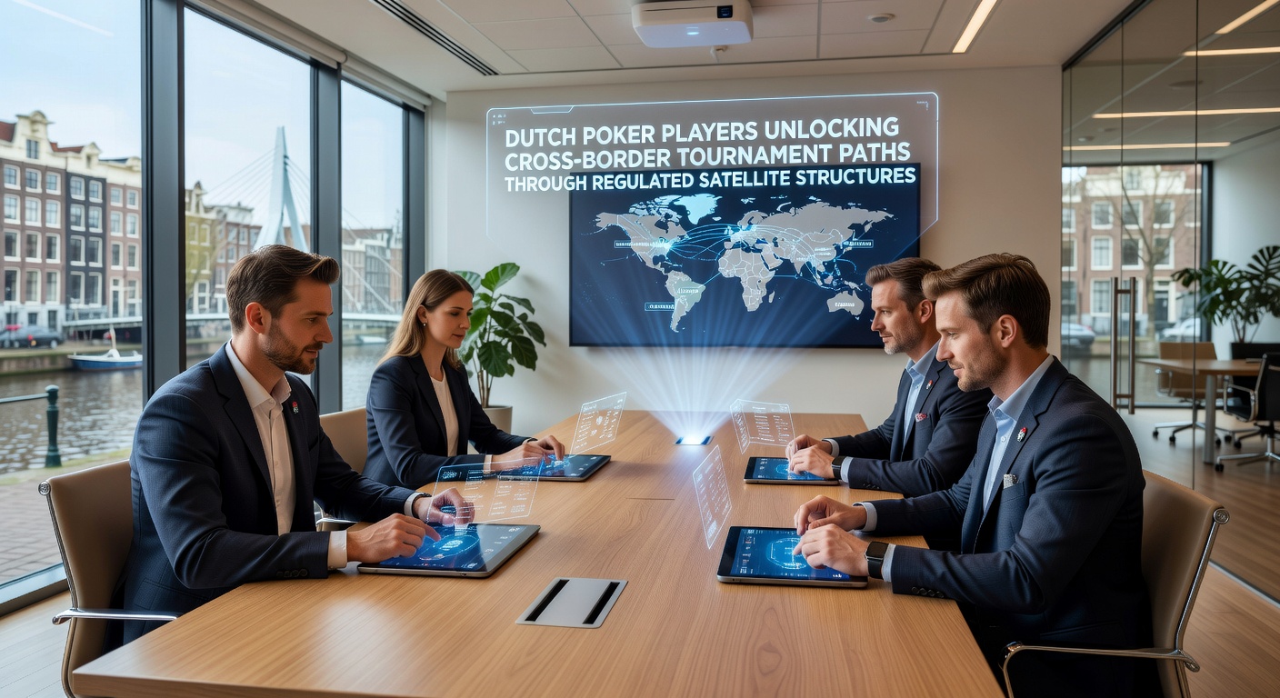 Nederlandse pokerspelers die deelnemen aan satelliettoernooien in een gereguleerde omgeving