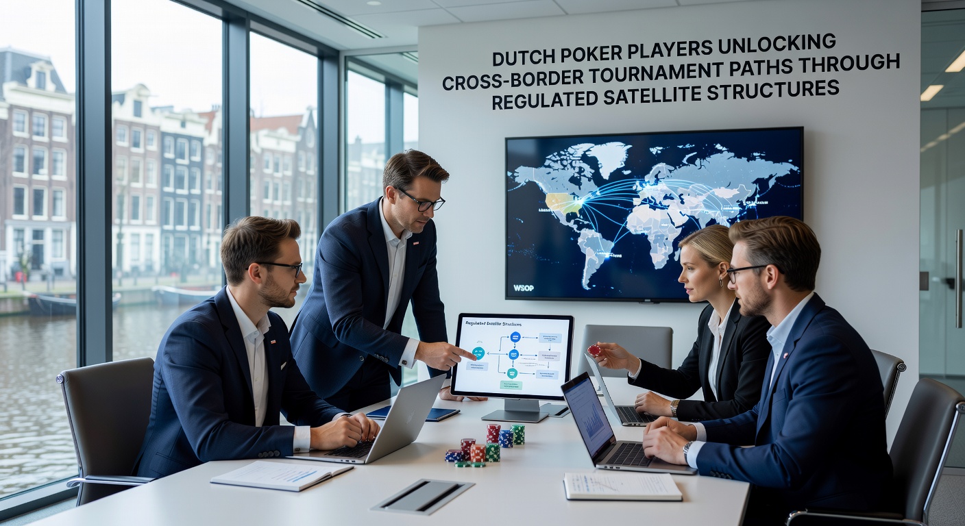 Satelliettoernooien en grensoverschrijdende pokerpaden in Nederland