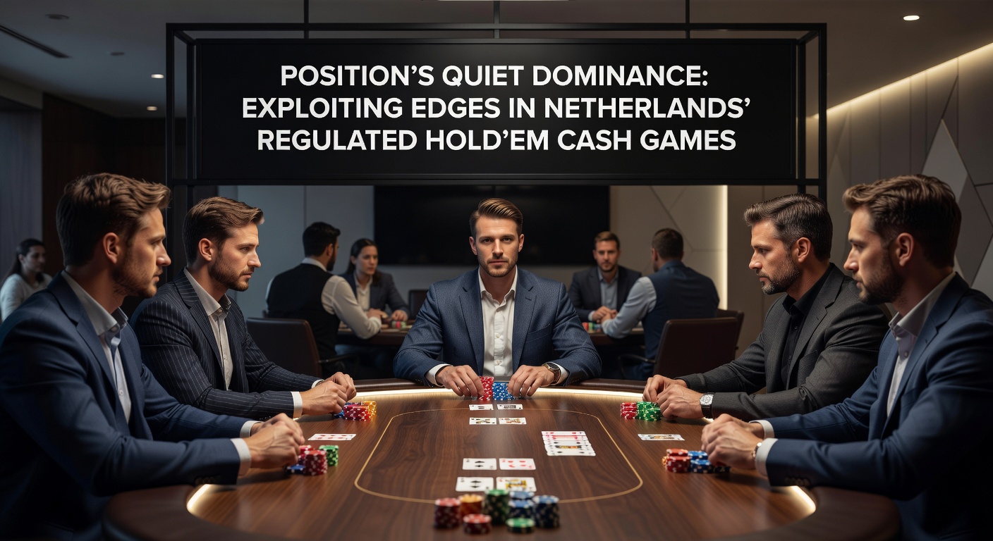 Grafiek met winrate curves per positie in Hold'em cash games, highlightend button dominance op Nederlandse tafels