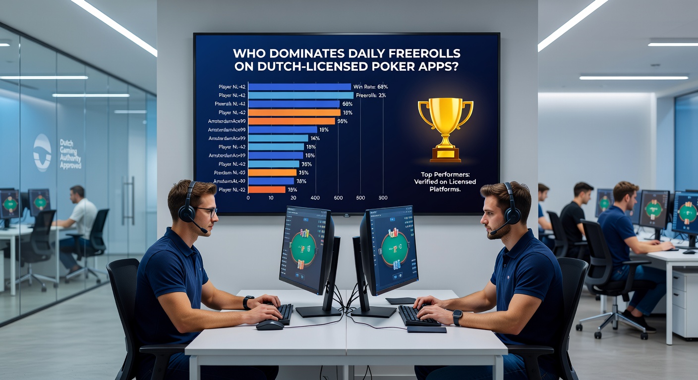 Grafiek met dagelijkse freeroll-schema's op Nederlandse pokerapps, inclusief tijdstippen en prijzenpotten voor maart 2026
